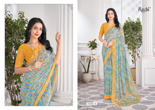 RUCHI SAREE RAGAA GEORGETTE - 9 33303-A Price - 523