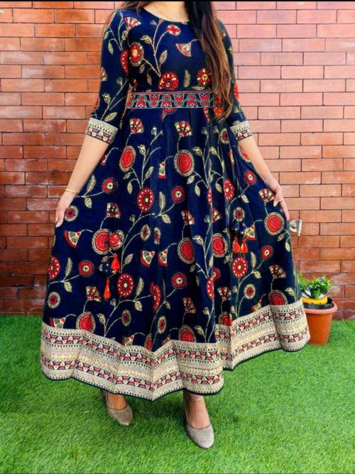 Non Catalog Printed Gown B Price - 799