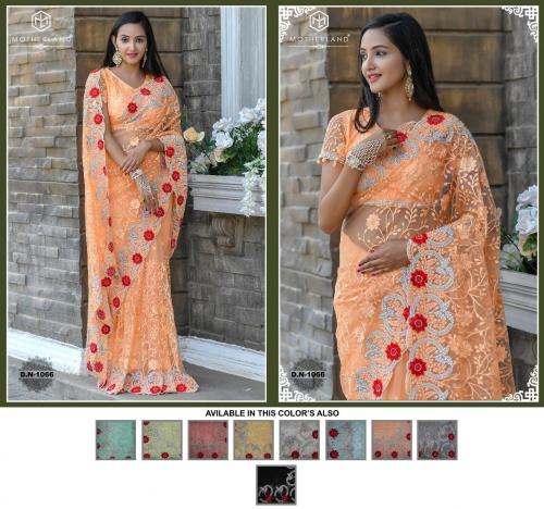 Motherland Net Designer Wedding Saree 1066 Price - 4755