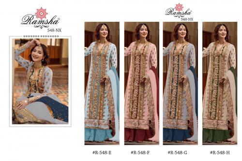 Ramsha Suit R-548 Colors  Price - 6600