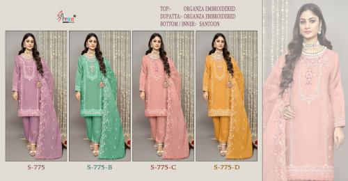 Shree Fab Pakistani Suit S-775 Colors Price - 4600