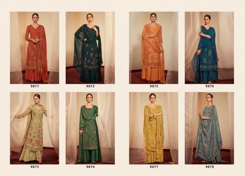 Kimora Fashion Kantha Heer 9871-9878 Price - 15600