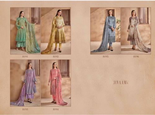 Jinaam Dress Shayla 8191-8196 Price - 8700