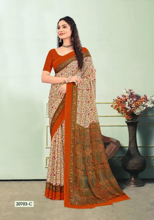 Ruchi Saree Star Chiffon 20703-C Price - 467