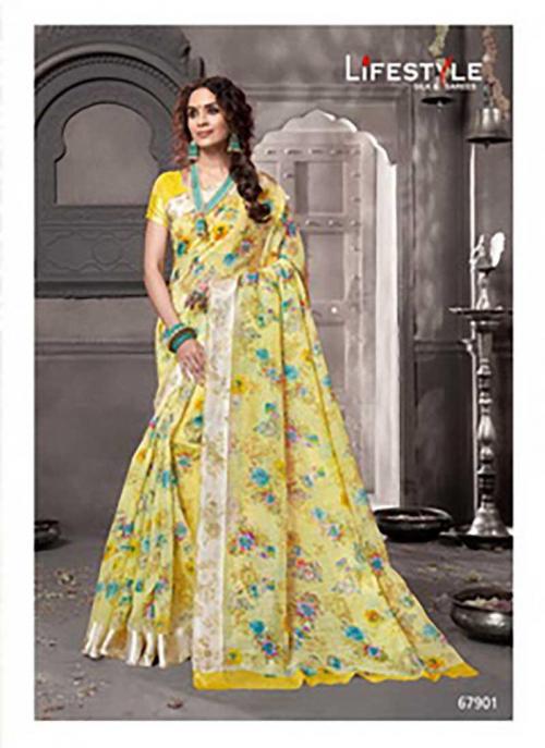 Lifestyle Saree Pravina Cotton 67901 Price - 606