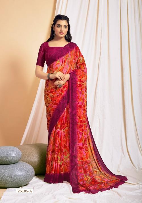 Ruchi Saree Star Chiffon 25105-A Price - 617