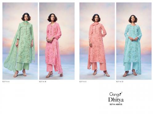 GANGA DHITYA S-2714-A TO S-2714-D Price - 6560