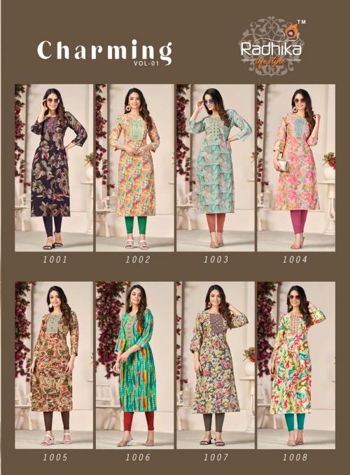 Radhika Lifestyle Charming 1001-1008 Price - 3360