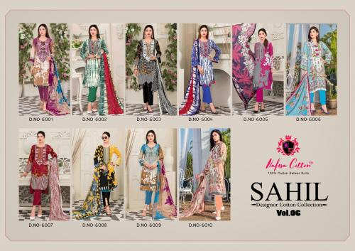 Nafisa Cotton Sahil 6001-6010 Price - 3990
