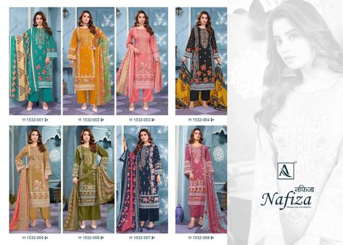 ALOK SUIT NAFIZA H-1532-001 TO H-1532-008 Price - 4640