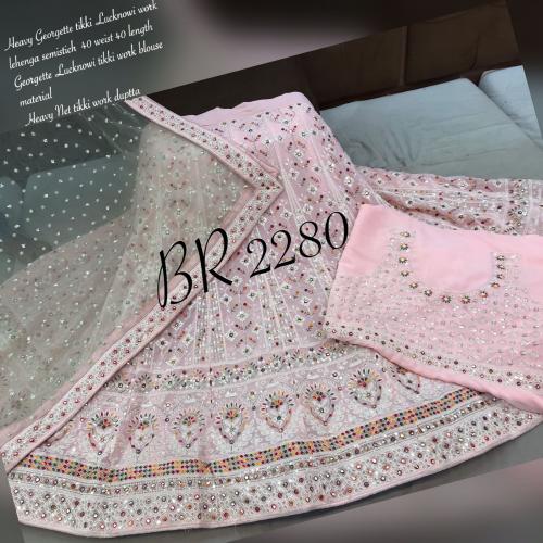 BR Designer Lucknowi Work Lehenga Choli BR 2280-D Price - 4599