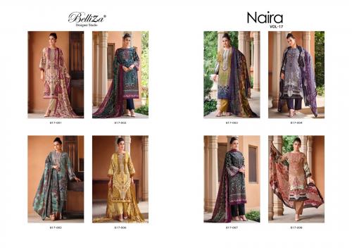 Belliza Designer Naira 817-001 to 817-008 Price - 5000