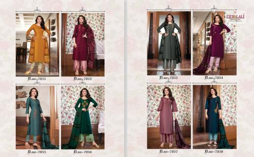 Lily & Lali Mastani 7051-7058 Price - 9960