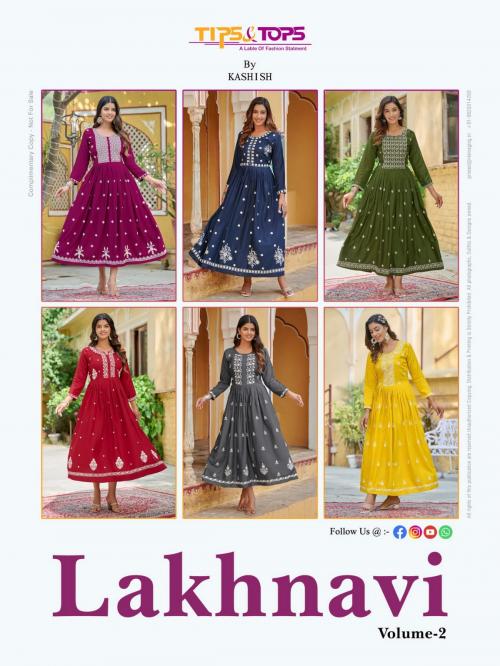 Tips And Tops Lakhnavi 201-206 Price - 3750