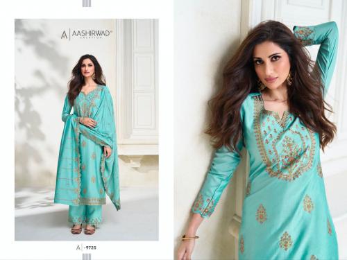 Aashirwad Creation Gulkand Olive 9725 Price - 1750