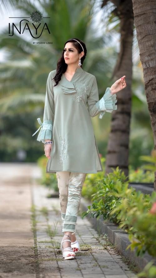 Inaya By Studio Libas Luxury Pret Collection Grey Price - 1600
