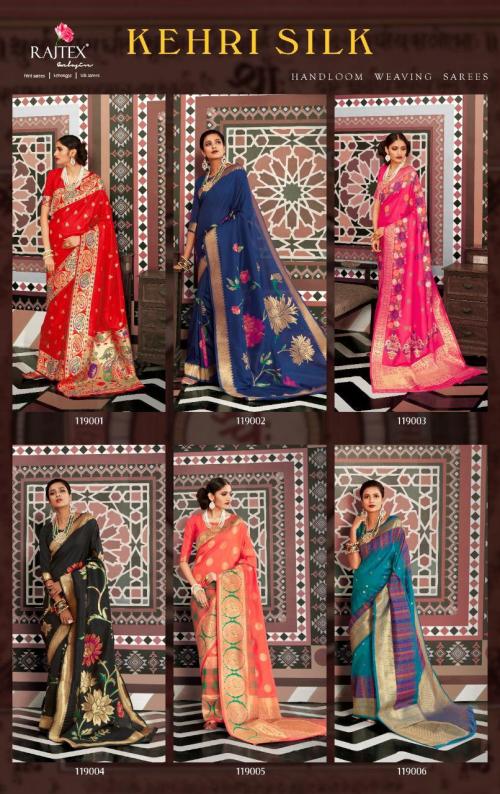 Rajtex Kehri Silk 119001-119006 Price - 10080