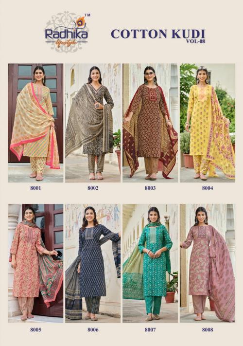 Radhika Lifestyle Cotton Kudi 8001-8008 Price - 5880