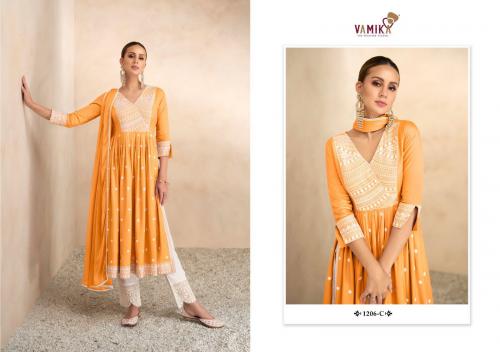 Vamika Fashion Aadhira Vol-4 Light 1206-C Price - 1495
