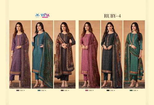 Vipul Fashion Ruby 5381-5386 Price - 12612