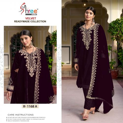 Shree Fab Ready Made Velvet Collection R-1168-A Price - 1500