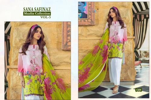 Shree Fab Sana Safinaz Muzlin Collecton 1209 Price - 750