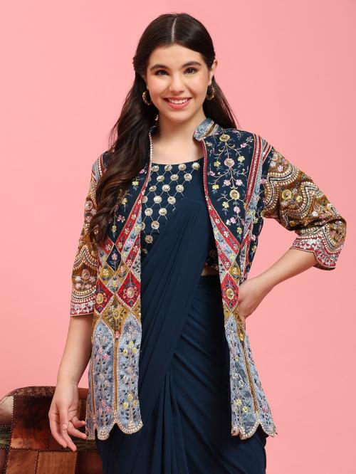 Aamoha Trendz Ready To Wear Designer Saree 290-B Price - 3495