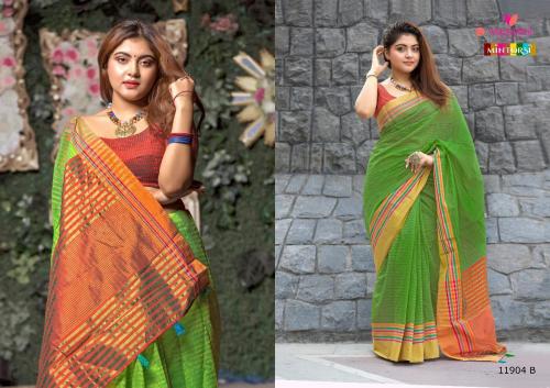 Mintorsi Banarasi Weaves Keshar Cotton 11904B Price - 640