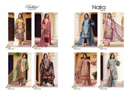 Belliza Designer Naira 846-001 to 846-008 Price - 5000