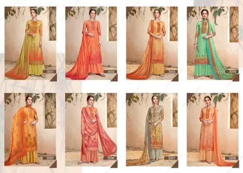 Kala Fashion Tanya 3001-3008 Price - 7960