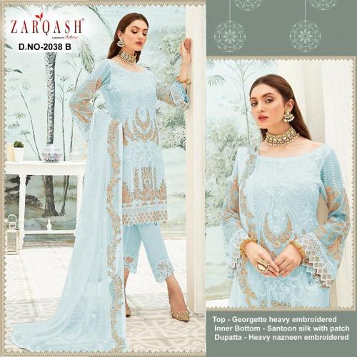 Khayyira Suits Zarqash Noor 2038-B Price - 1290