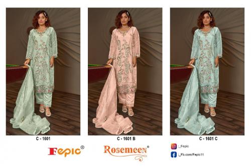 Fepic Rosemeen C-1601 Colors  Price - 3225