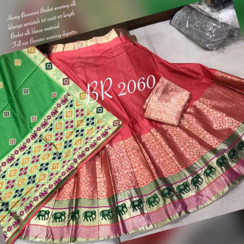 BR Lehenga Banarasi Weaving BR-2060-E Price - 2065
