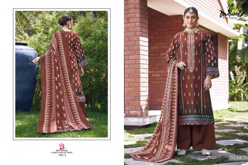 MAJESTY BIN SAEED LAWN COLLECTION VOL-3 3005 TO 3008