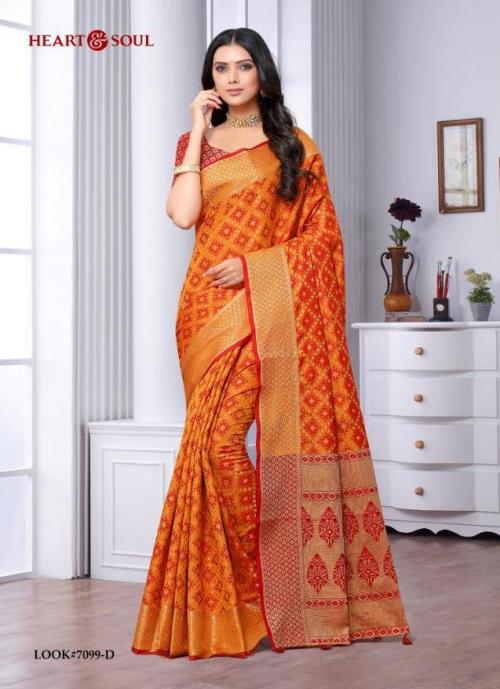 Heat & Soul Bandhani Weaves 7097 C Price - 1125