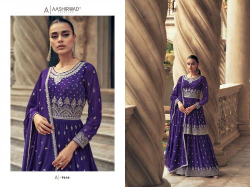 Aashirwad Creation Sadaf 9646 Price - 2699