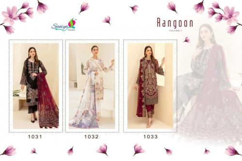 Saniya Trendz Rangoon 1031-1033 Price - 4047