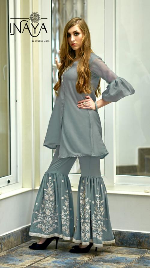 Inaya By Studio Libas Luxury Pret Collection Grey Price - 1699