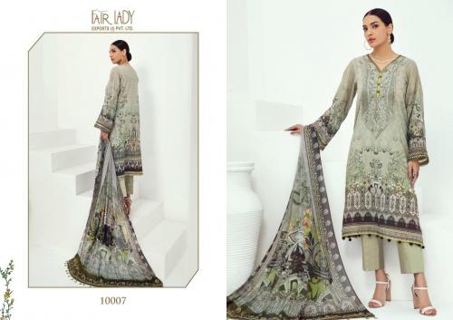 Fair Lady Farasha Lawn 10007 Price - Chiffon Dup-809 , Cotton Dup-849	