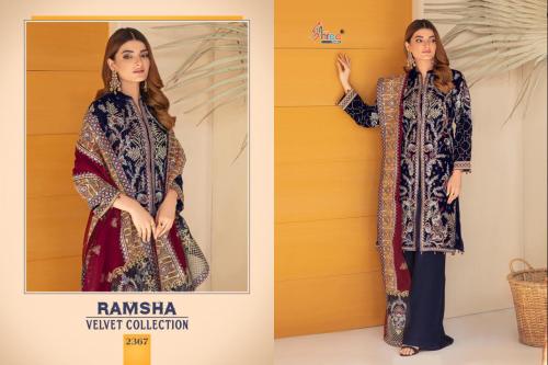 Shree Fab Ramsha Velvet Collection 2367 Price - 1449