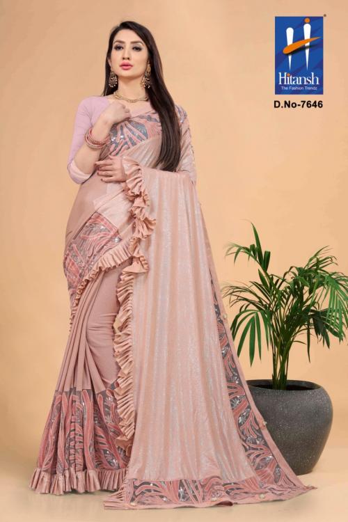 Hitansh Saree 7646 Price - 3200