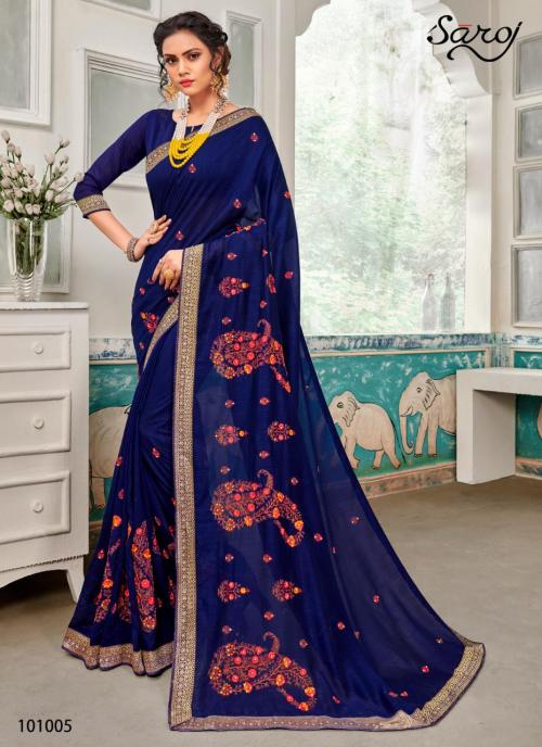 Saroj Saree Sakhiya 101005 Price - 1345
