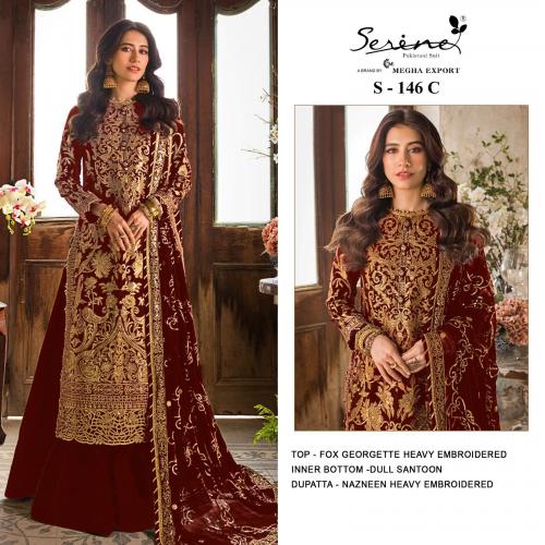 Serine Pakistani Suit S-146-C Price - 1309