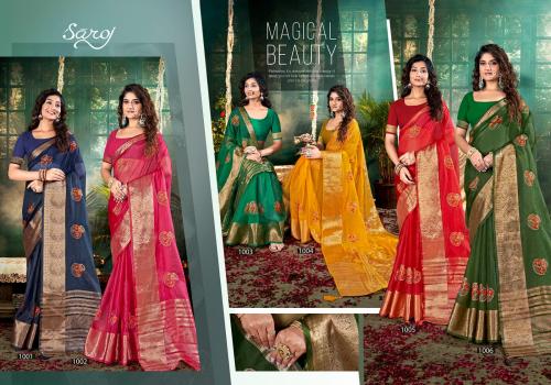 SAROJ SAREE LAILLA VOL-1 1001 TO 1006 Price - 3390