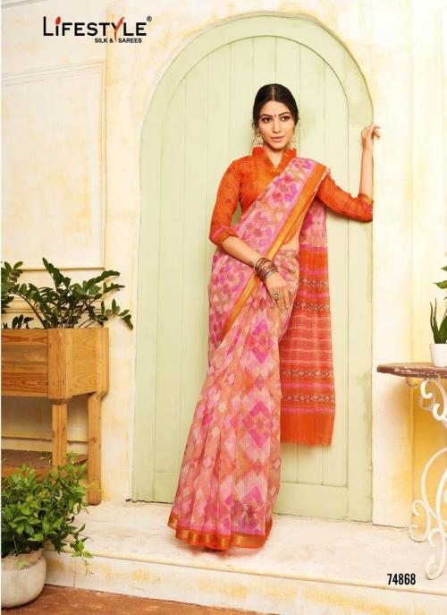 Lifestyle Saree Sarla Cotton 74868 Price - 570