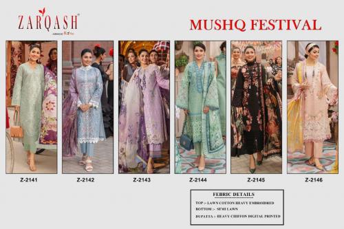 Zarqash Mushq Festival Z-2141 to Z-2146 Price - 8160
