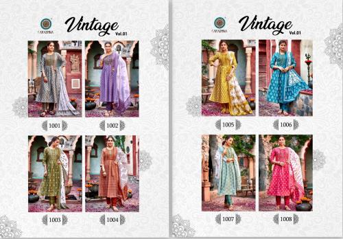 Aradhna Fashion Vintage 1001-1008 Price - 6400