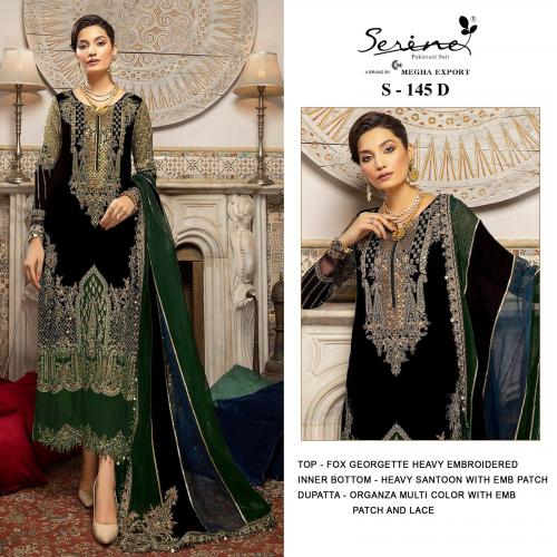 Serine Pakistani Suit S-145-D Price - 1499