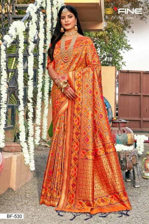 B Fine Saree Patola BF-524 Price - 3045
