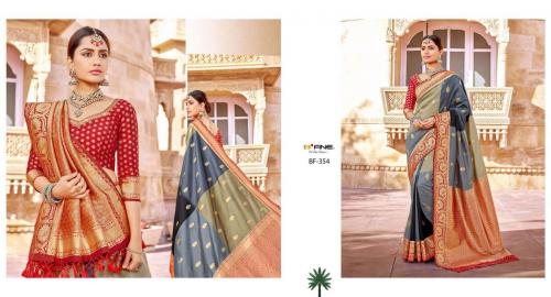 B Fine Saree Luxury Handloom BF-354 Price - 3145